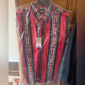 Wrangler Western Checatoah Aztec portion Pearl Snap